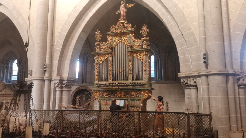 El órgano de la Catedral de Ciudad Rodrigo órgano de la Catedral de Ciudad Rodrigo