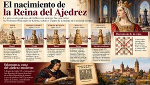 el nacimiento de la reina en el ajedrez 