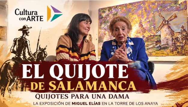 Exposición El Quijote de Salamanca de Miguel Elías en la Torre de los Anaya